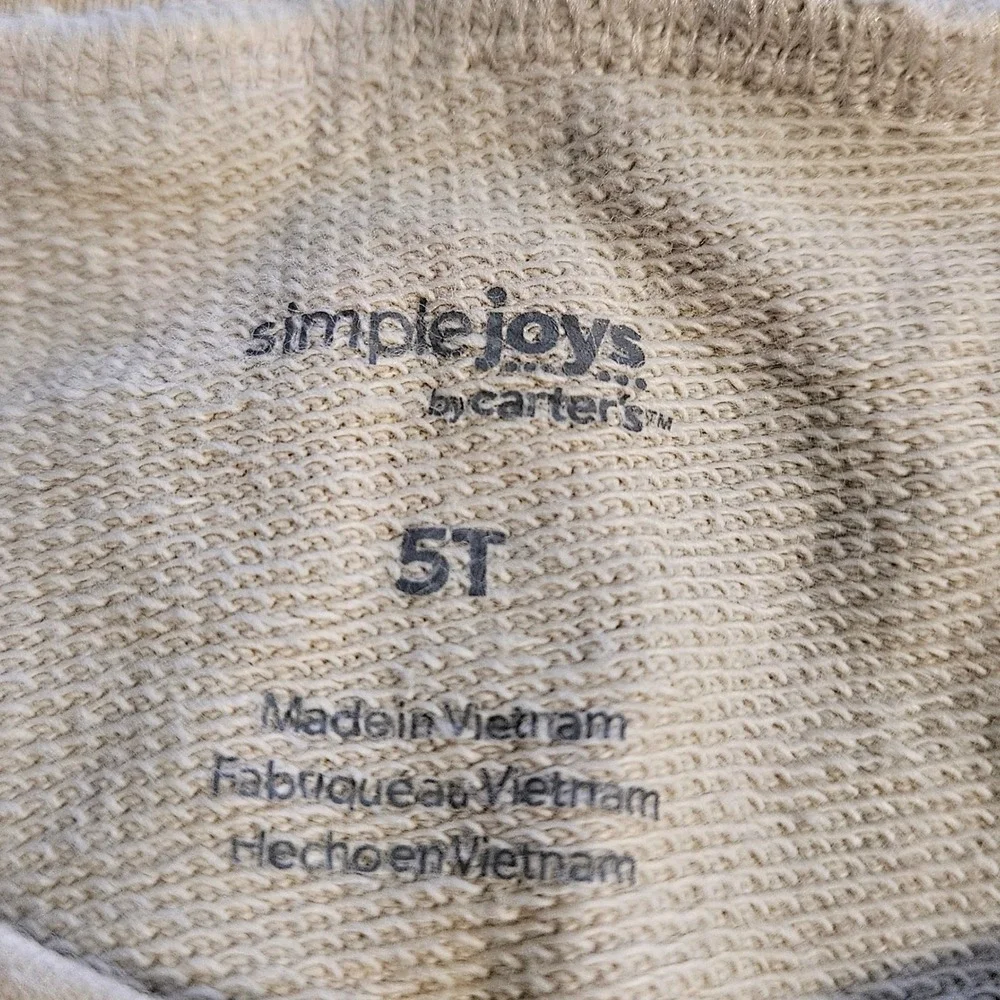 Boys 5T Spring Outfit Bundle Simple Joys Carter's Shorts Set Cotton